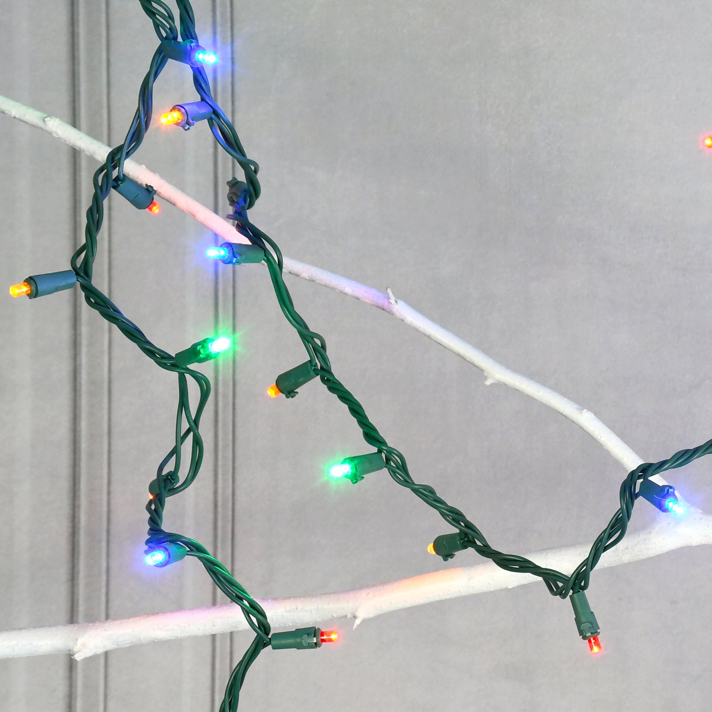 Electric LED Mini String Lights with 70 Multicolor Bulbs