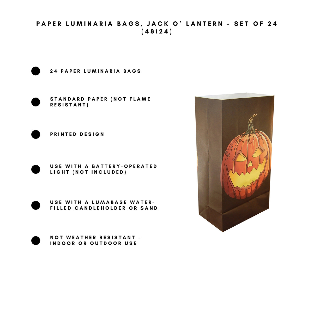 Paper Luminaria Bags - Set of 24
