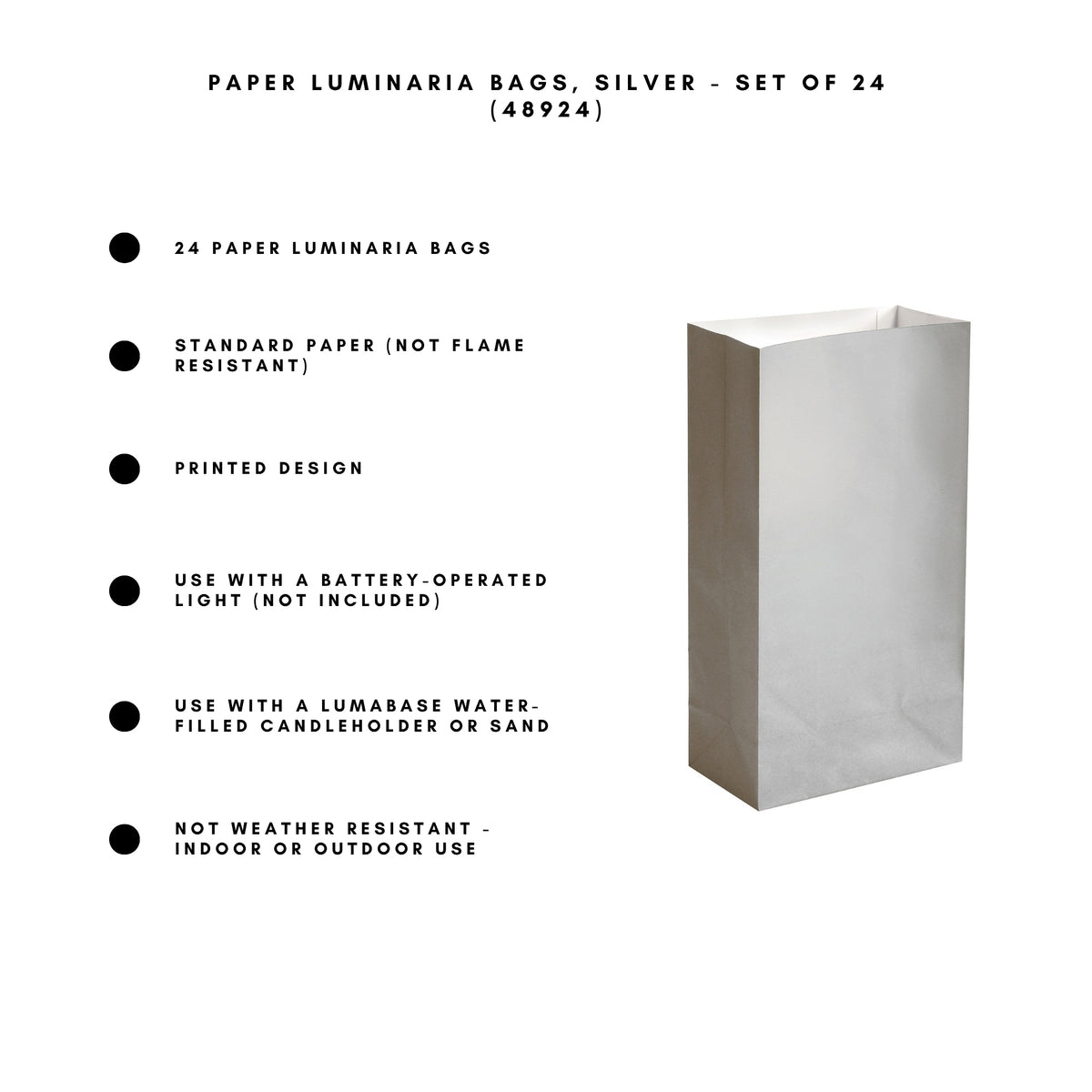 Paper Luminaria Bags - Set of 24