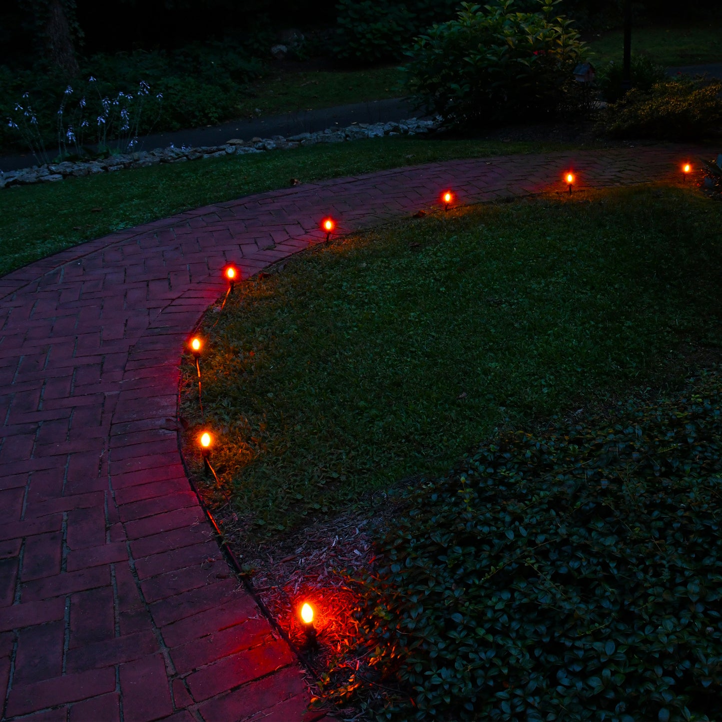 Electric Pathway Lights with 10 Bulbs