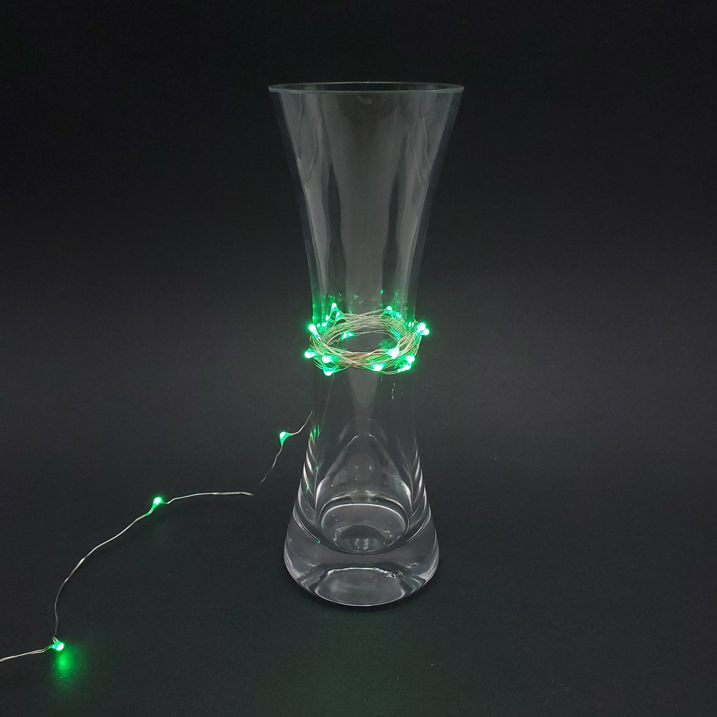 Battery Operated LED Fairy String Lights, Green - Set of 2