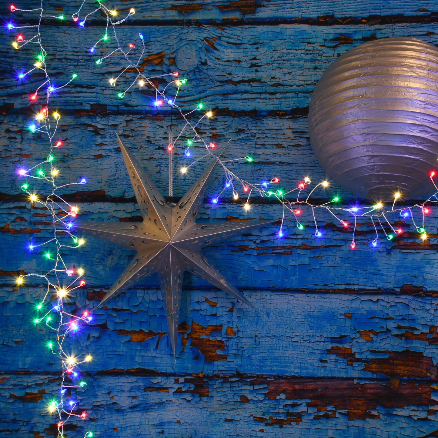 Battery-Operated LED Firecracker Fairy String Lights - Set of 2