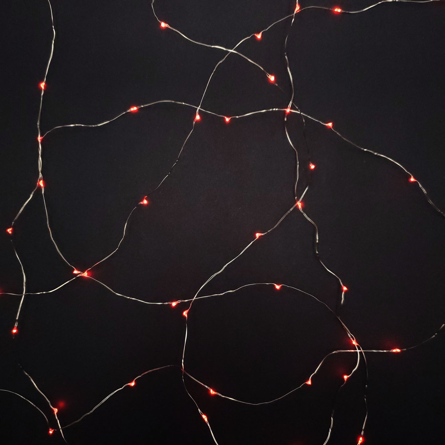 Battery Operated LED Fairy String Lights - Set of 2 - Red