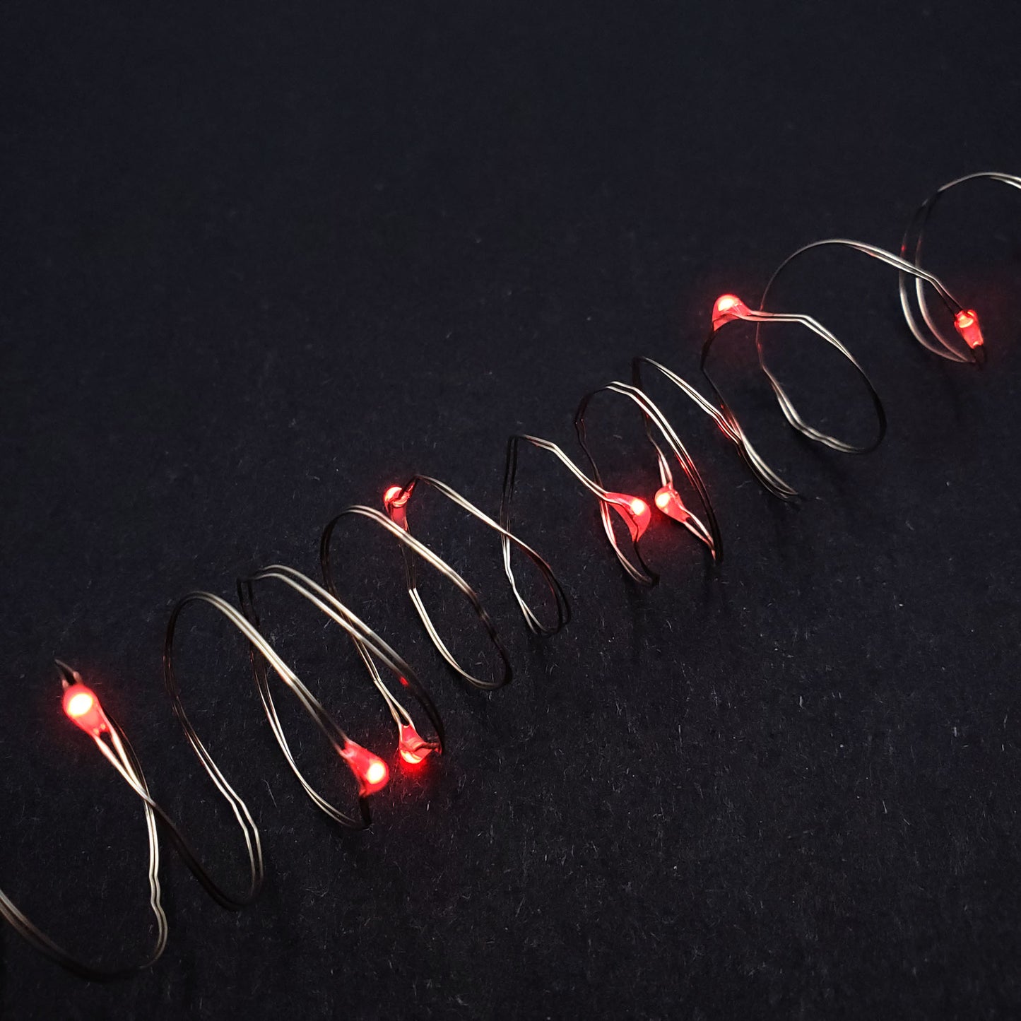 Battery Operated LED Fairy String Lights - Set of 2 - Red
