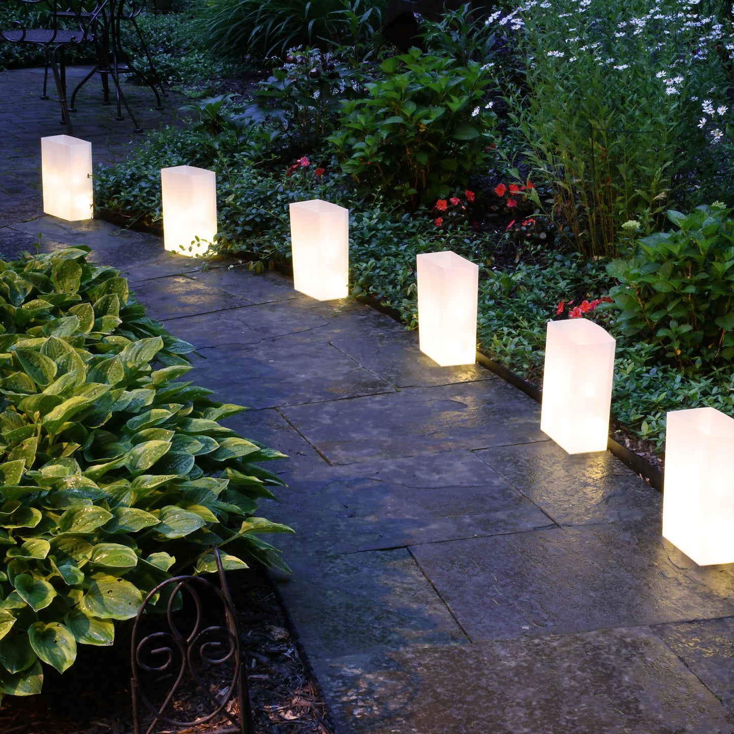 Battery-Operated Luminaria Kit - Set of 6