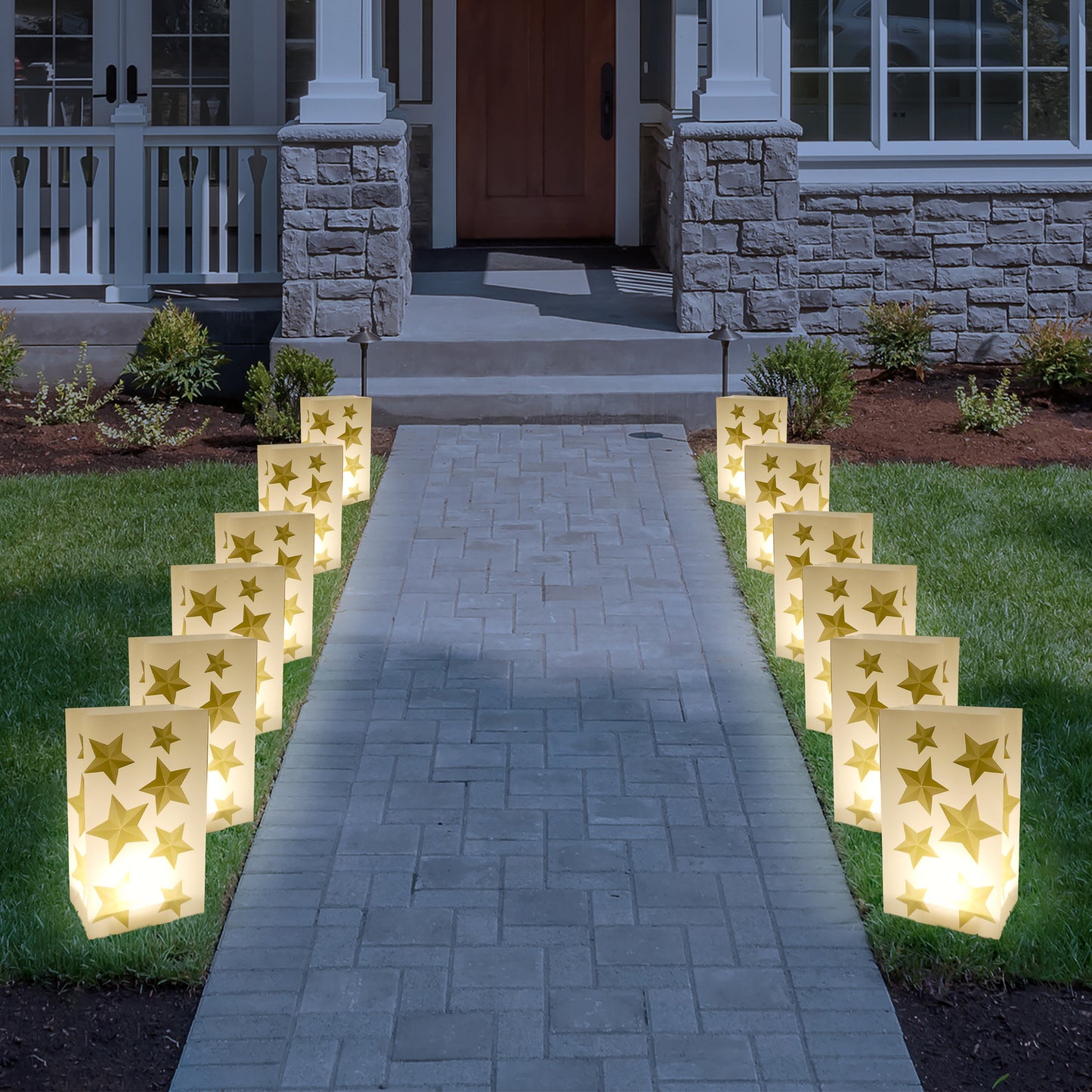 Battery-Operated Luminaria Kit - Set of 6