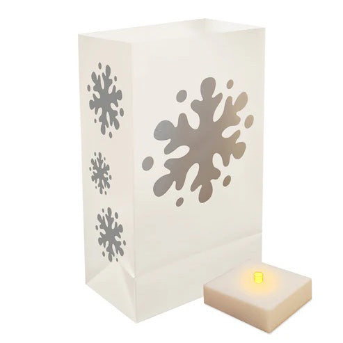 Battery-Operated Luminaria Kit with Timer - Set of Six