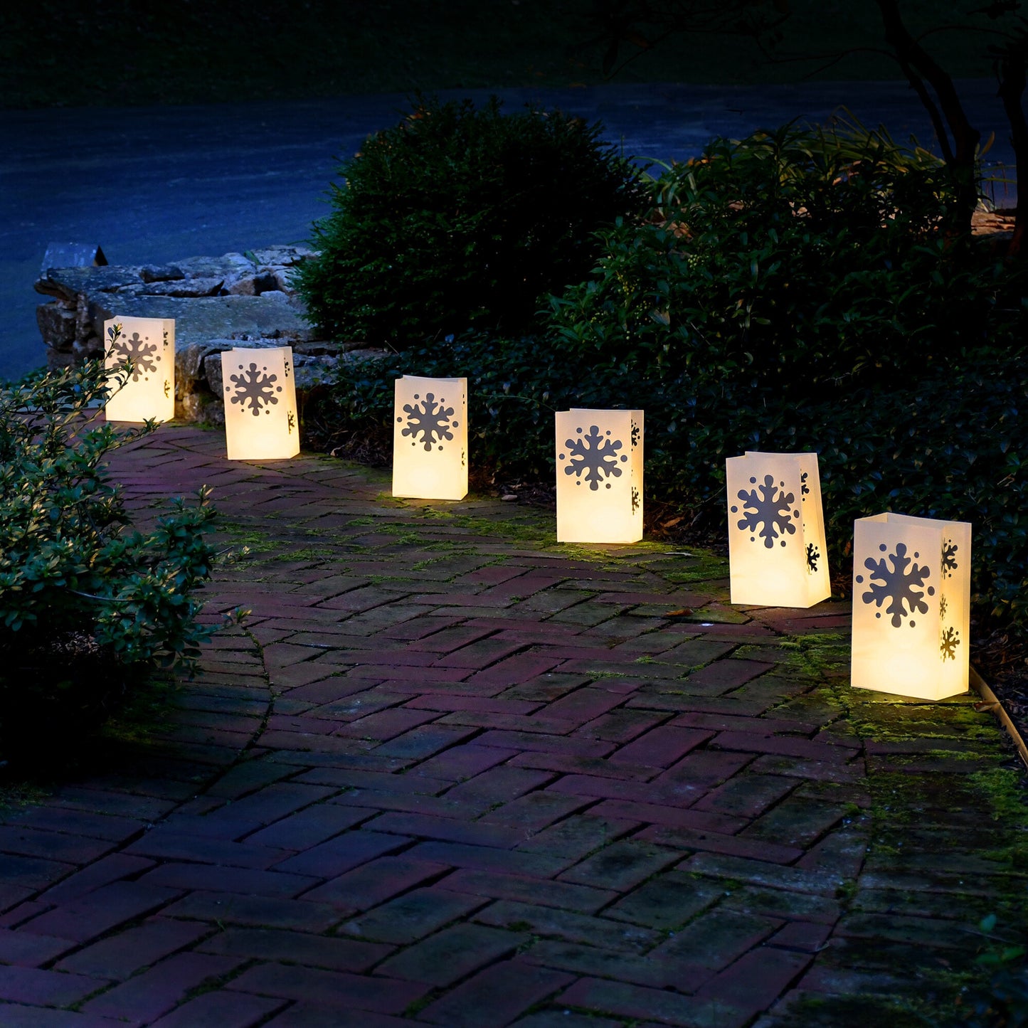 Battery-Operated Luminaria Kit - Set of 6