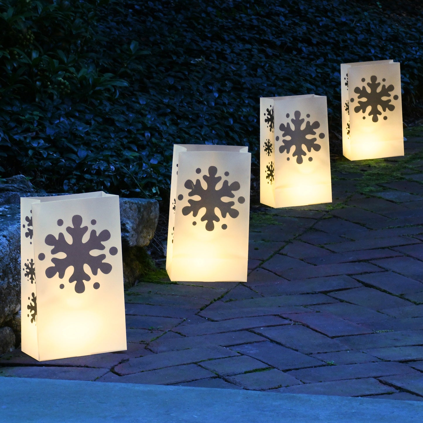 Battery-Operated Luminaria Kit - Set of 6