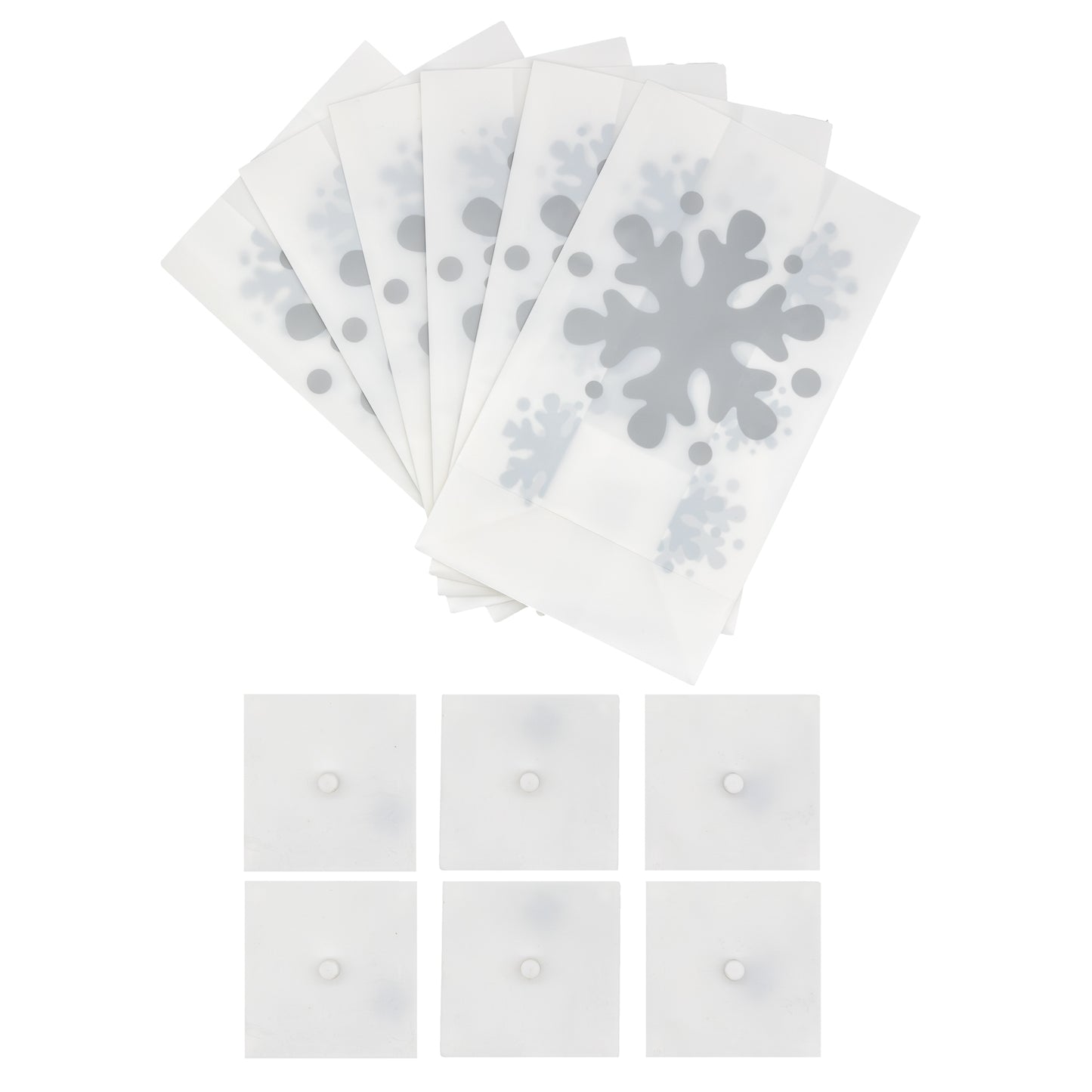 Battery-Operated Luminaria Kit with Timer - Set of Six