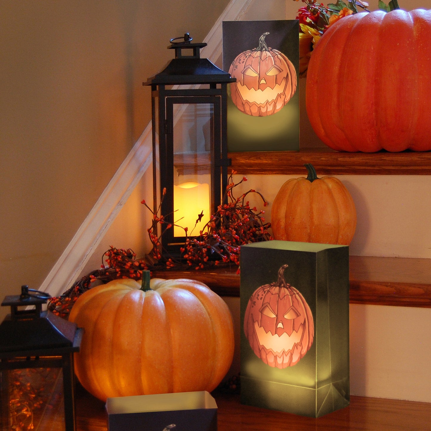 Battery-Operated Luminaria Kit with Timer - Set of Six
