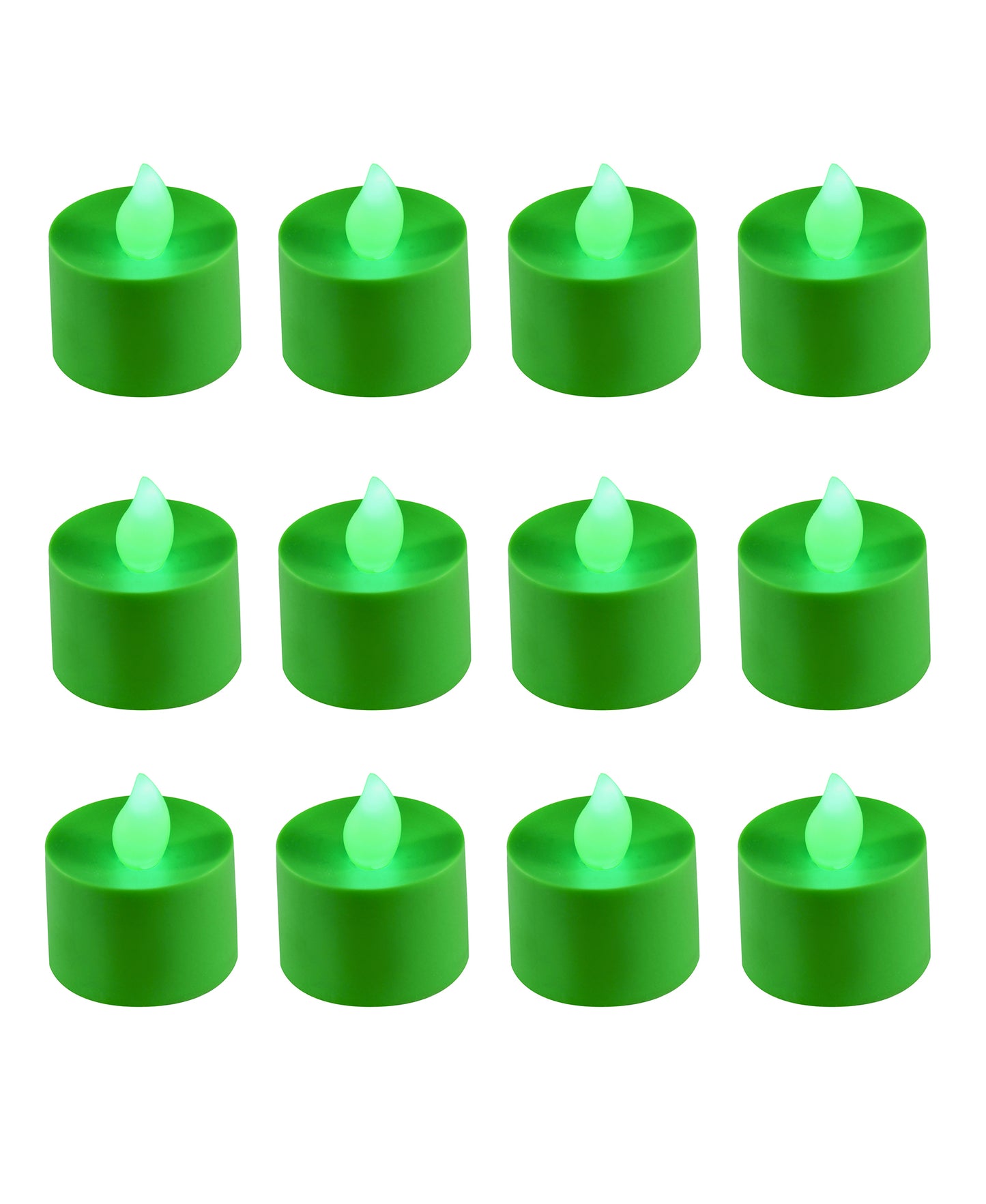 Battery-Operated Tea Light Candles - Set of 12