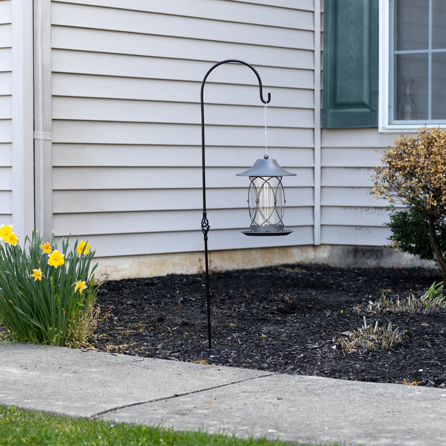 Spiral Joint Metal Shepherd's Hook - 48"