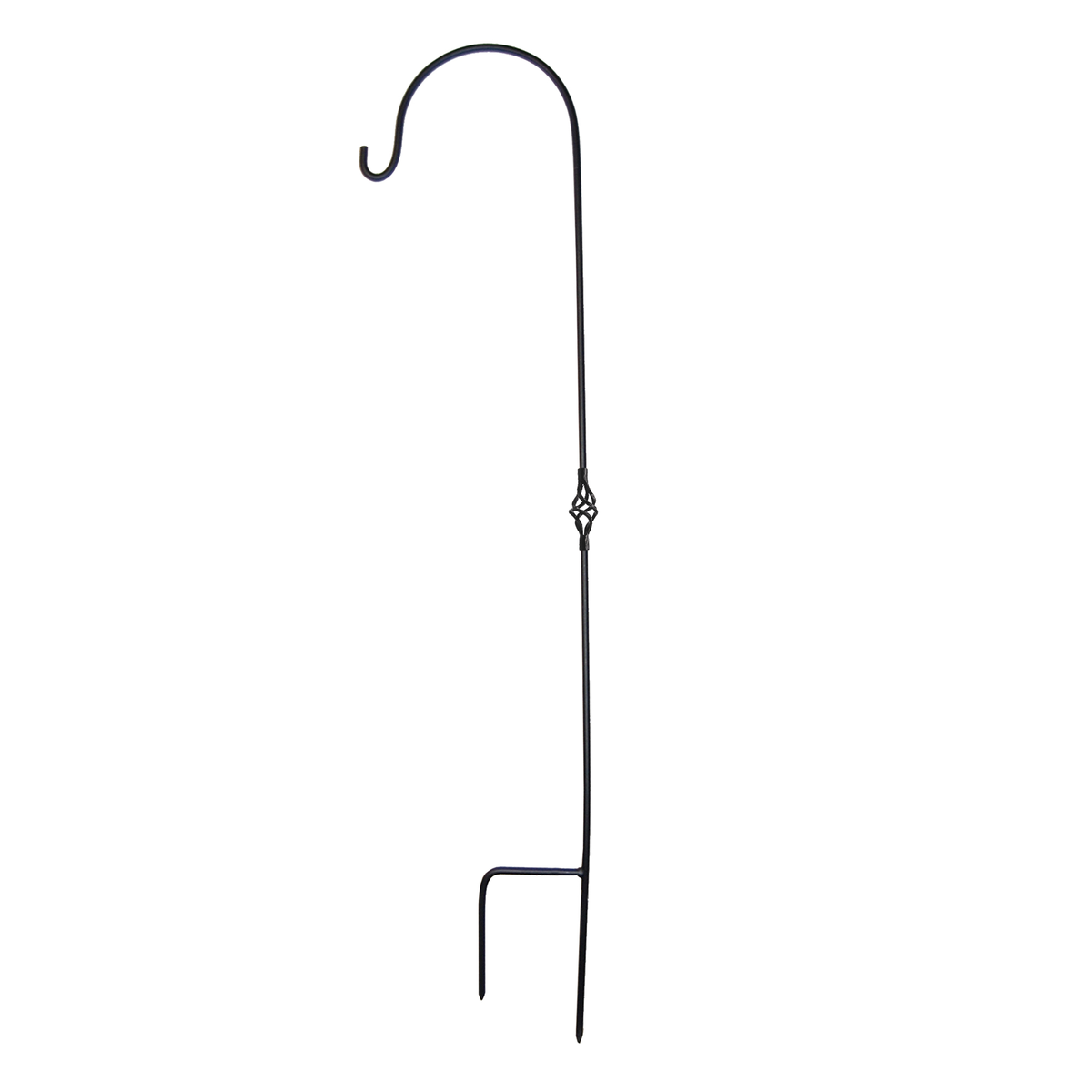 Spiral Joint Metal Shepherd's Hook