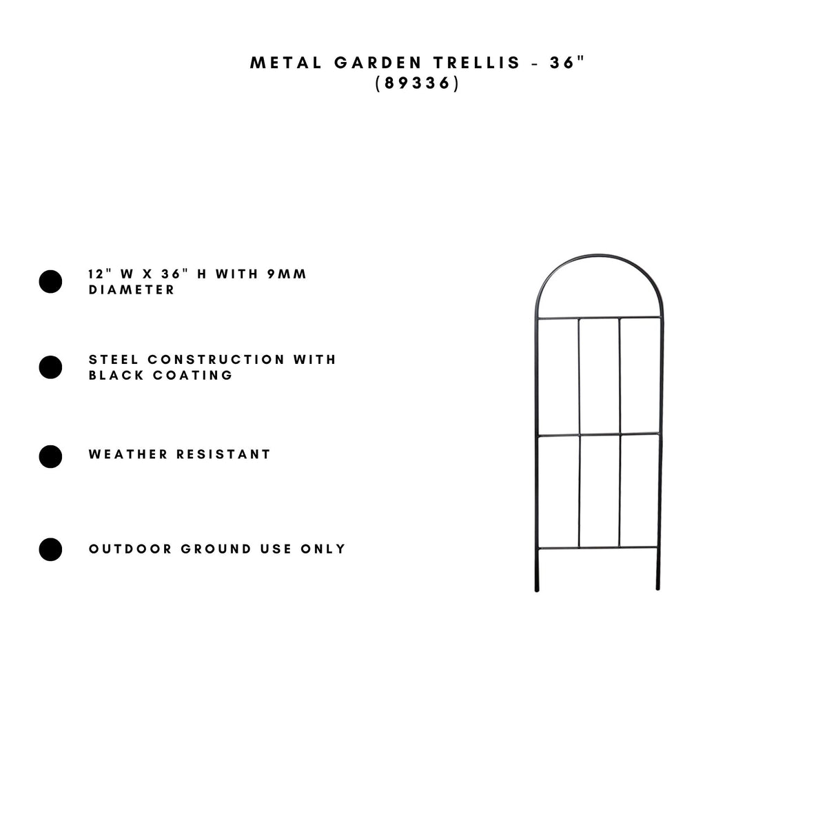 Metal Garden Trellis