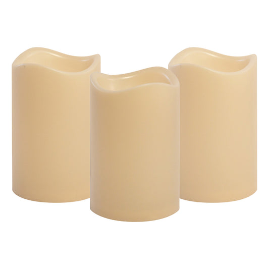 Battery Operated LED Pillar Candles