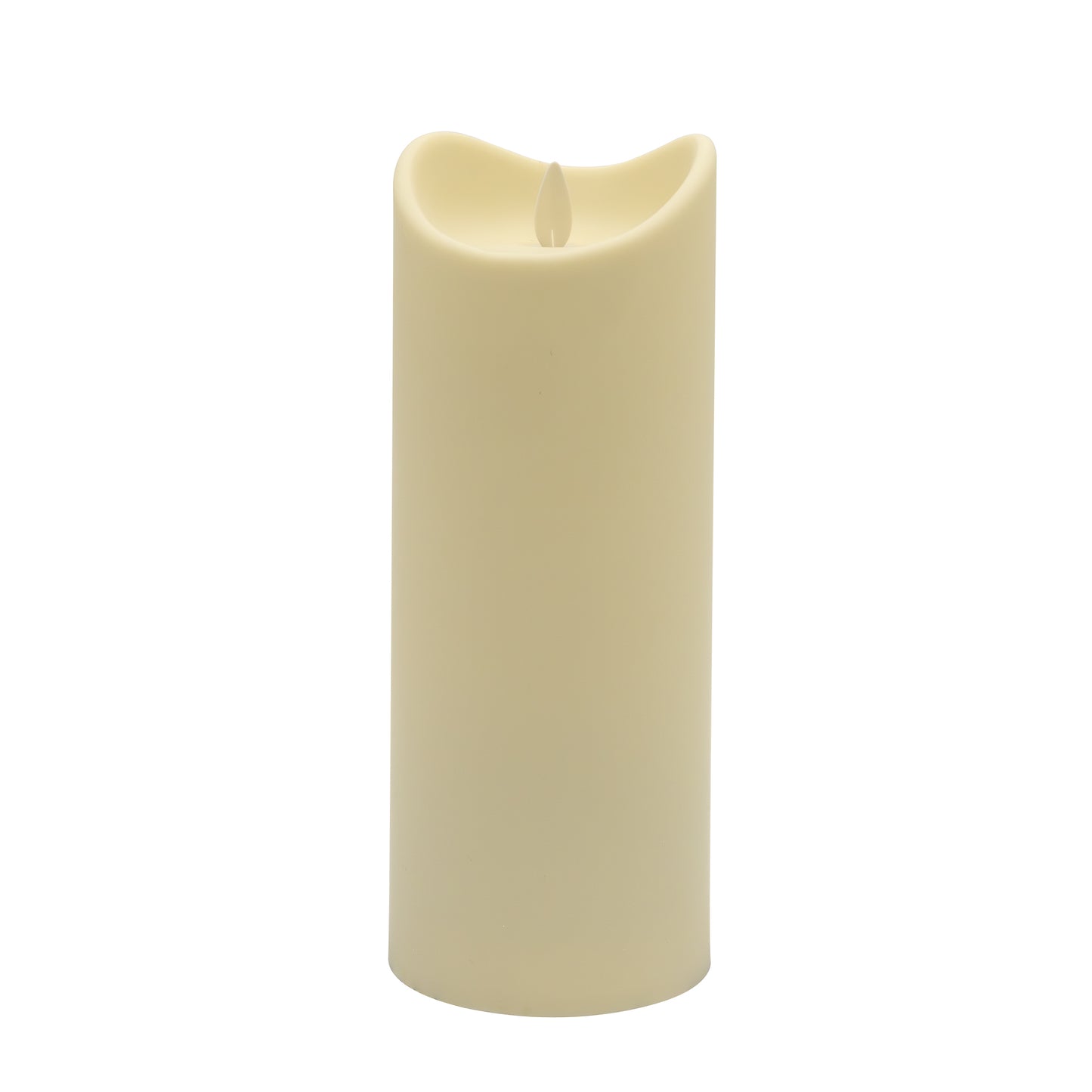 Battery-Operated Pillar Candle with Flickering Flame