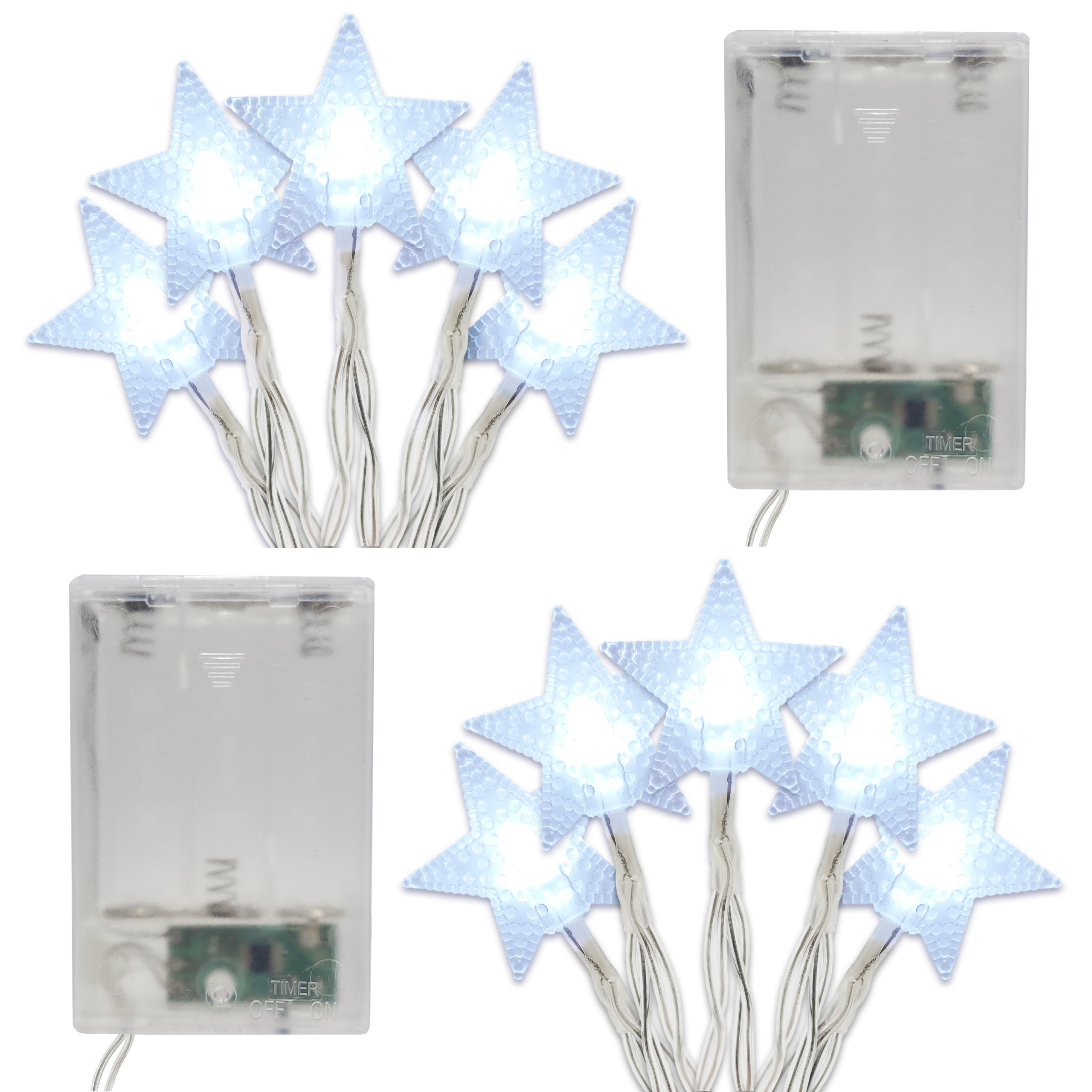 Battery Operated Led Mini Star String