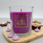 Mixed berry muffin scented real wax candle.